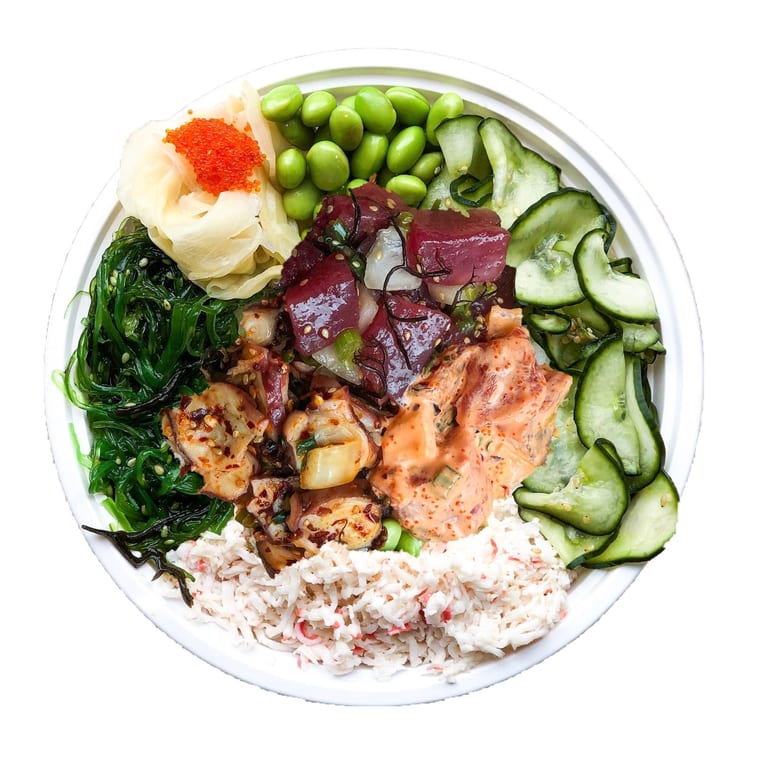 Fresh Hawaiian Poke Bowl Delights