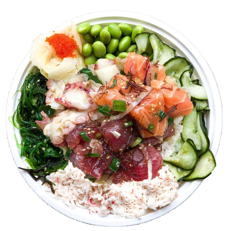 Savor our poke bowls